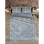 ETE HOMETEX ÇİFT KİŞİLİK LÜX WELSOFT YORGAN 195X215CM SAFİR GRİ 8696474231948